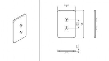 TRASERA PARED ADHESIVA SONIA